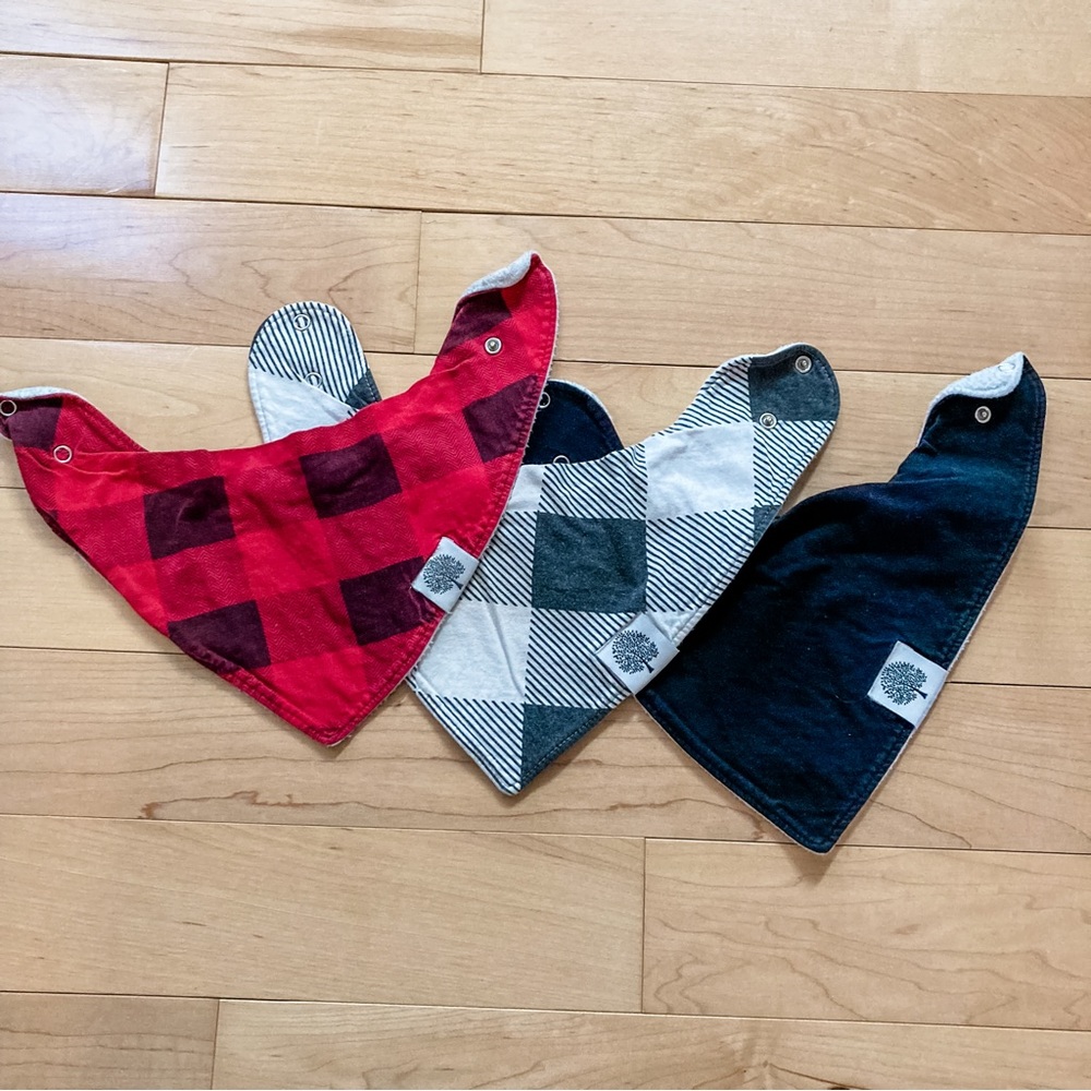 Parker Baby Bandana Drool Bibs 3-pack